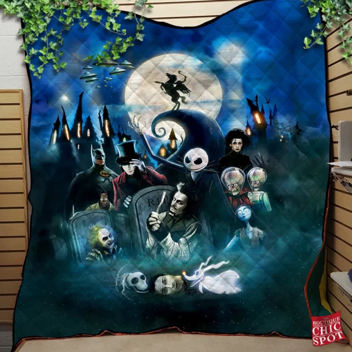 The Nightmare Before Christmas Quilt Blanket