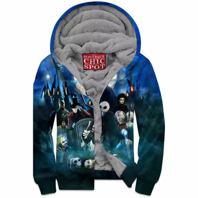 The Nightmare Before Christmas Zip Fleece Hoodie