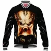 Horror Baseball-Jacket, Predator Baseball-Jacket, Sci-Fi Baseball-Jacket