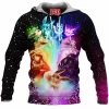 Anime Fleece-Hoodie, Eevee Fleece-Hoodie, Eevee Evolution Fleece-Hoodie, Pokemon Fleece-Hoodie