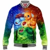 Anime Baseball-Jacket, Pokemon Baseball-Jacket