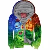 Anime Zip-Fleece-Hoodie, Pokemon Zip-Fleece-Hoodie
