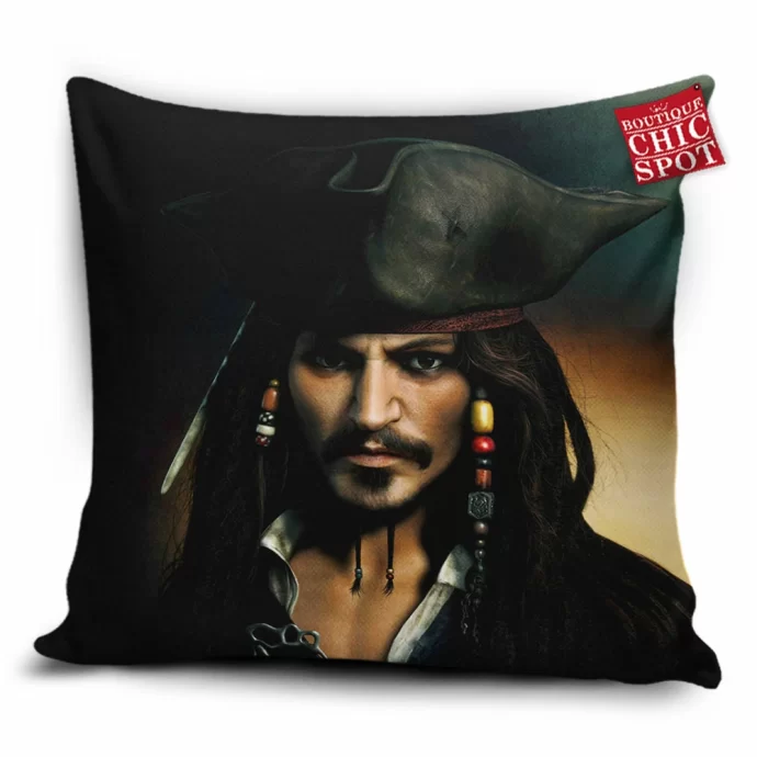 Captain Jack Sparrow Pillow Cover