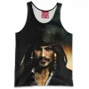 Captain Jack Sparrow Tank-Top, Fantasy Tank-Top, Pirates of the Caribbean Tank-Top