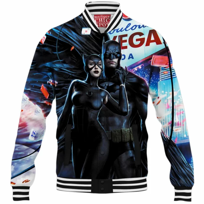 Batman Catwoman Baseball Jacket