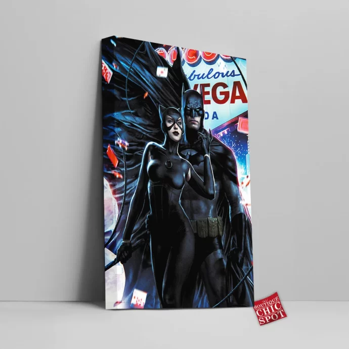 Batman Catwoman Canvas Wall Art