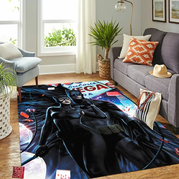 Batman Catwoman Rectangle Rug