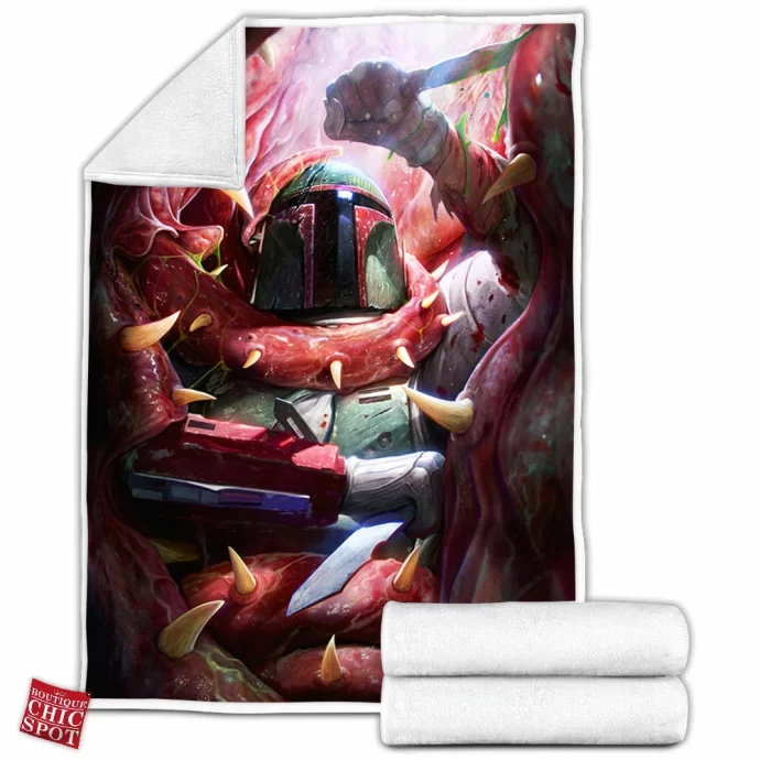 Boba Fett Fleece Blanket