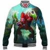 Dota Baseball-Jacket, Warcraft Baseball-Jacket, Game Baseball-Jacket, Troll Baseball-Jacket