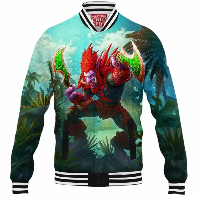 Troll Warcraft Baseball Jacket