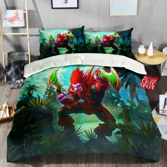 Troll Warcraft Bedding Set