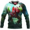 Dota Fleece-Hoodie, Warcraft Fleece-Hoodie, Game Fleece-Hoodie, Troll Fleece-Hoodie