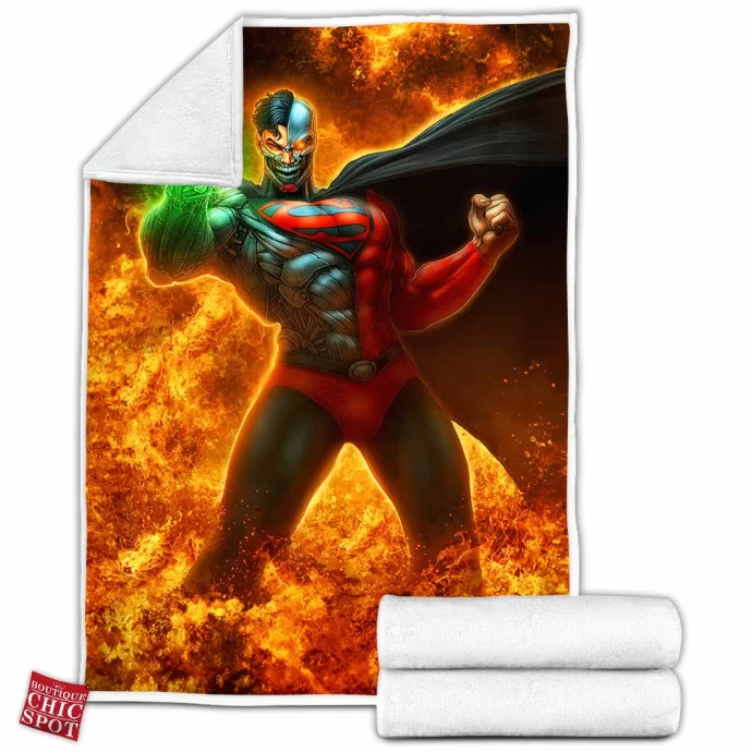 Cyborg Superman Fleece Blanket