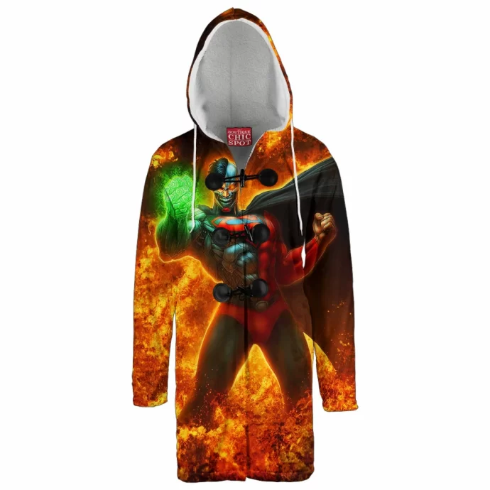 Cyborg Superman Hooded Cloak Coat