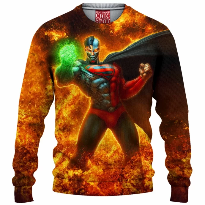 Cyborg Superman Knitted Sweater