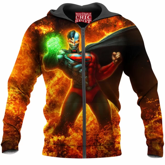 Cyborg Superman Zip Hoodie