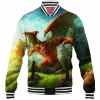 Dota Baseball-Jacket, Warcraft Baseball-Jacket, Game Baseball-Jacket, Doomguard Baseball-Jacket