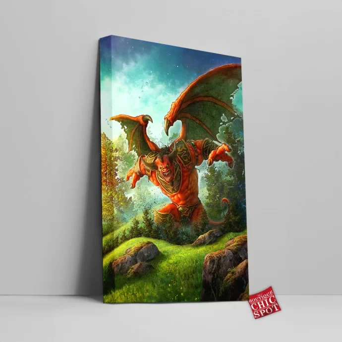 Doomguard Canvas Wall Art