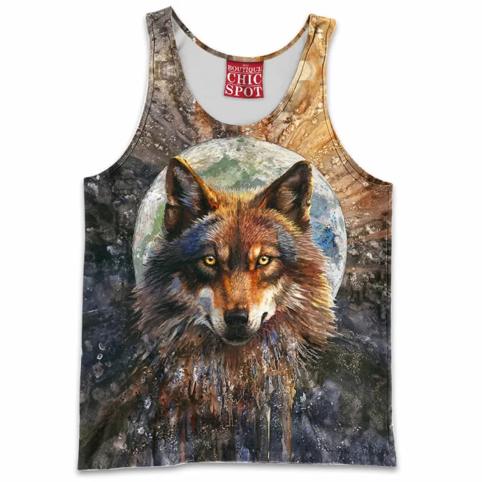 Fullmoon Wolf Tank Top