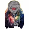 Dragon Zip-Fleece-Hoodie, Fantasy Zip-Fleece-Hoodie