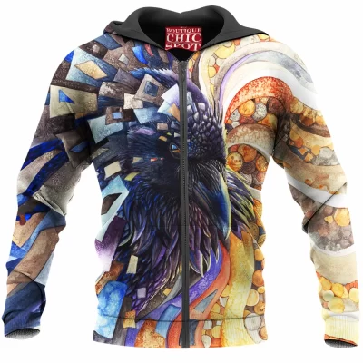 Raven Zip-Hoodie