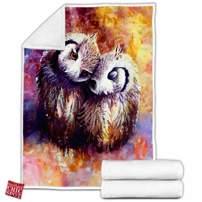 Owls Fleece Blanket