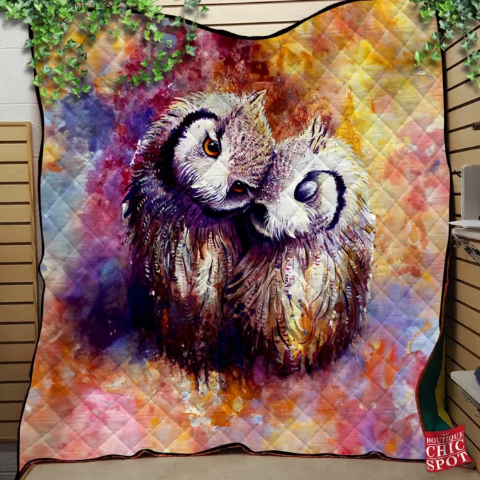 Owls Quilt Blanket