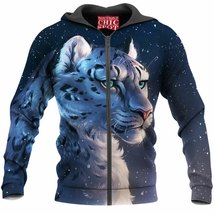 Leopard Zip Hoodie