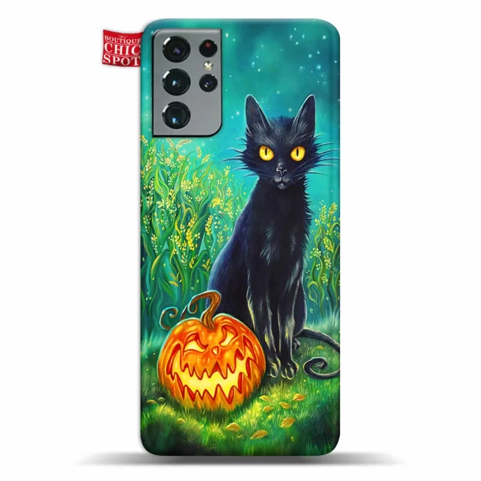 Black Cat Phone Case Samsung