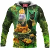 Cat Fleece-Hoodie