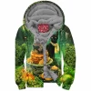 Cat Zip-Fleece-Hoodie
