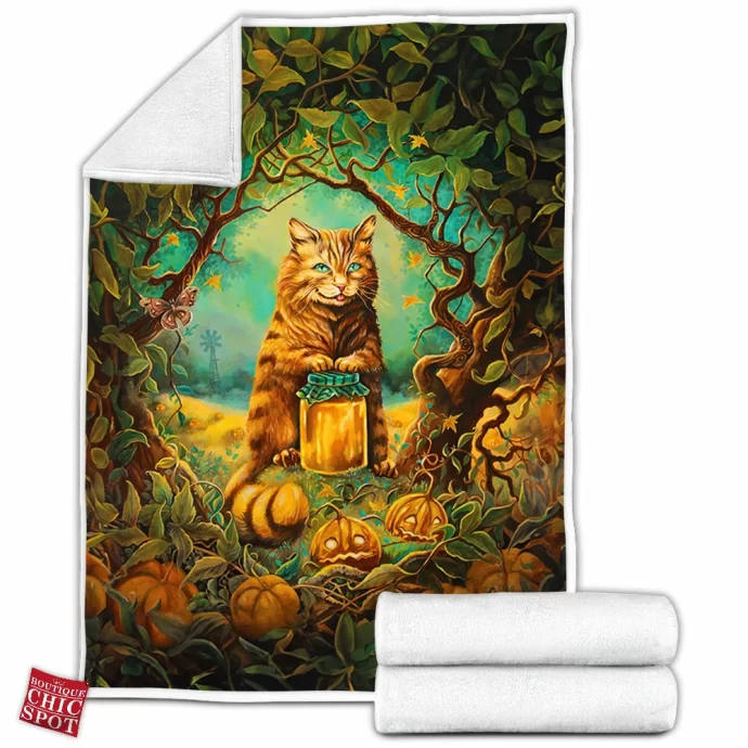 Cat Fleece Blanket