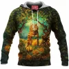 Cat Fleece-Hoodie