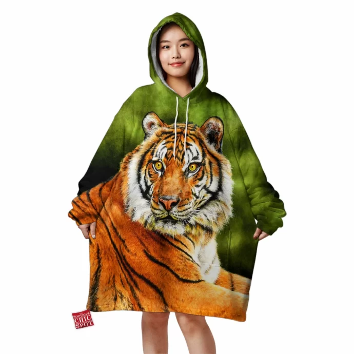 Sumatran Tiger Blanket Hoodie