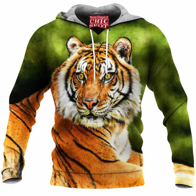 Sumatran Tiger Fleece Hoodie