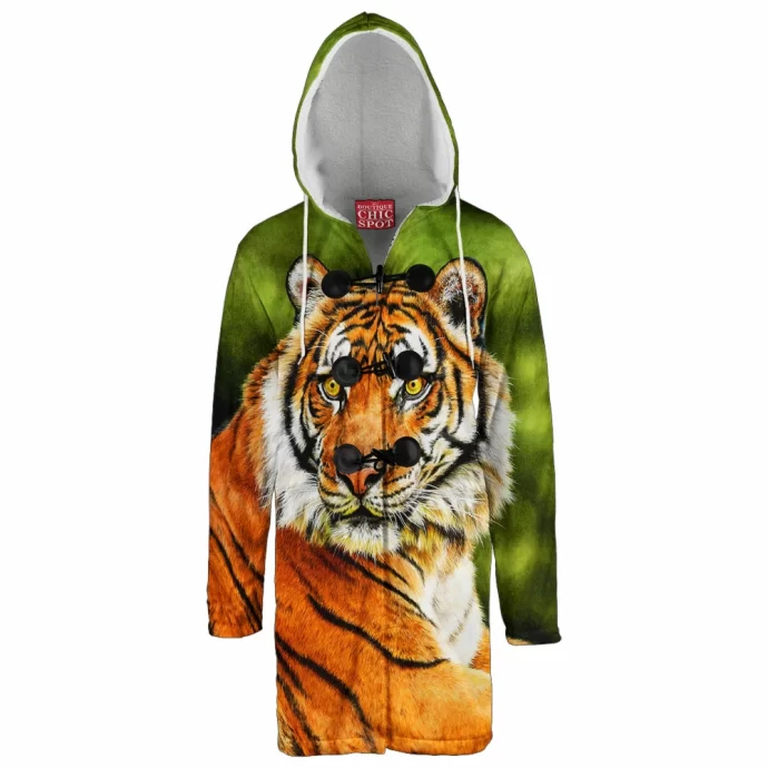 Sumatran Tiger Hooded Cloak Coat