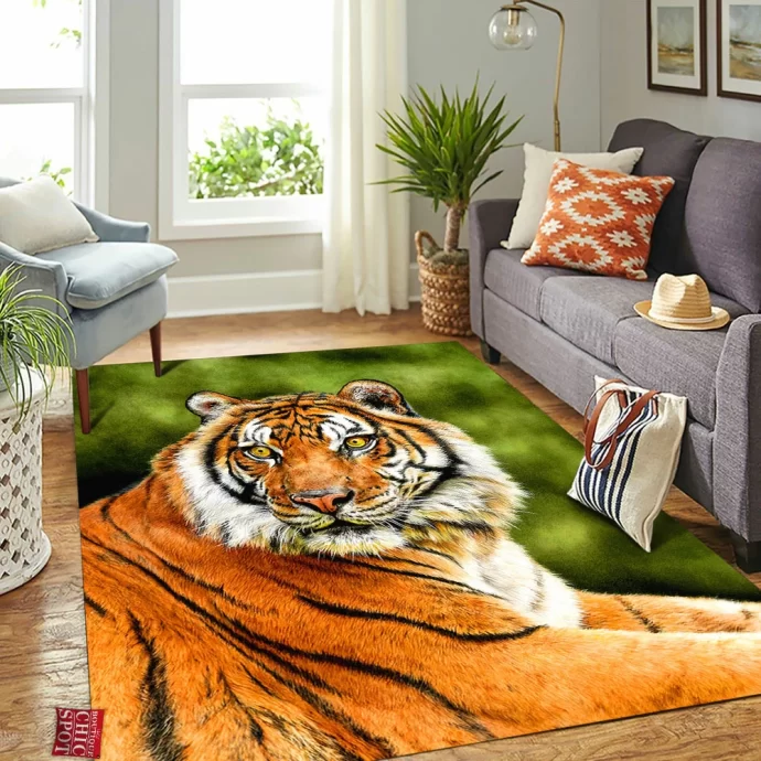 Sumatran Tiger Rectangle Rug