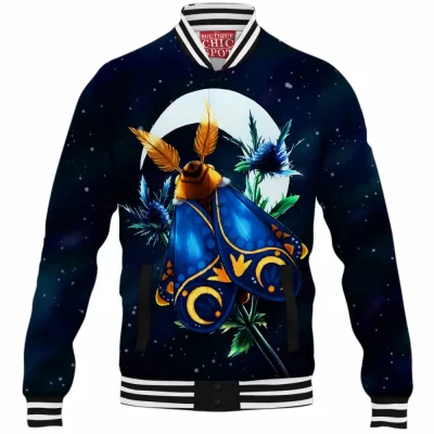 Insect Baseball-Jacket, Night Moth Baseball-Jacket