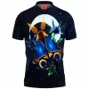 Insect Polo Shirt, Night Moth Polo Shirt