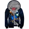Insect Zip-Fleece-Hoodie, Night Moth Zip-Fleece-Hoodie