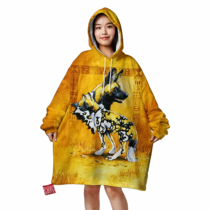 Wild Dog Blanket Hoodie