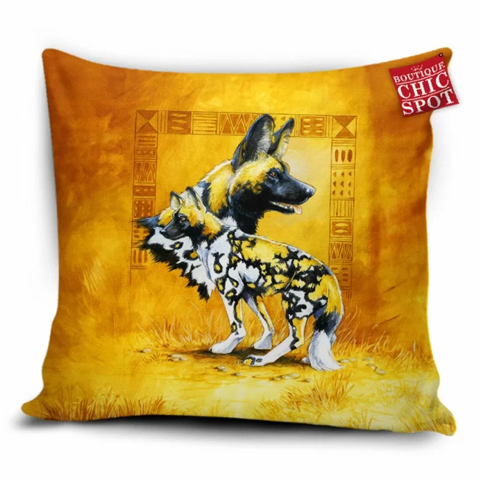 Wild Dog Pillow Cover