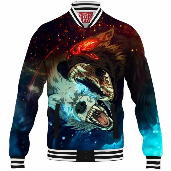 Magic Wolf Baseball Jacket