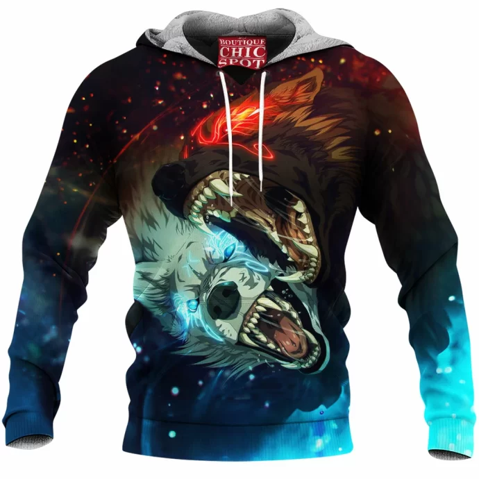 Magic Wolf Fleece Hoodie