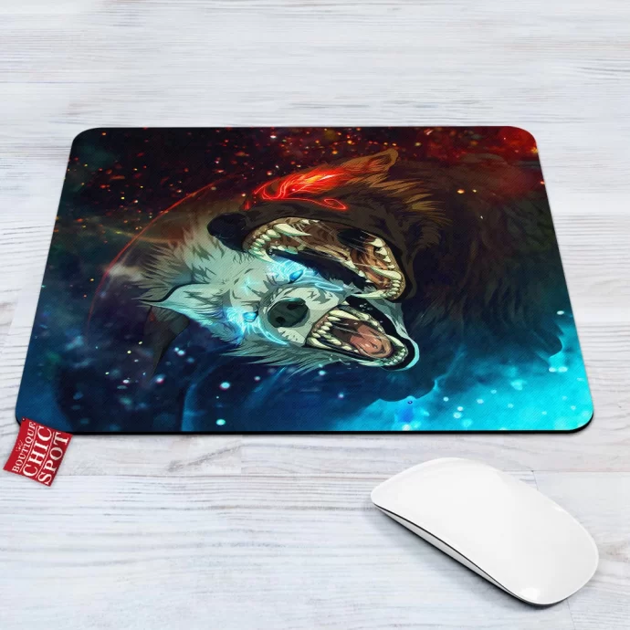 Magic Wolf Mouse Pad