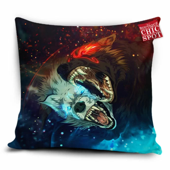 Magic Wolf Pillow Cover