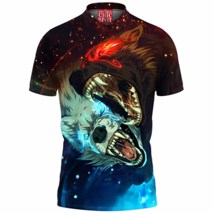 Magic Wolf Polo Shirt