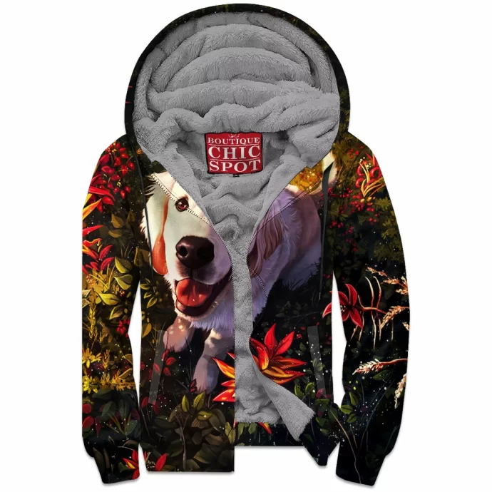 Dog Zip Fleece Hoodie