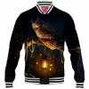 Owl Baseball-Jacket