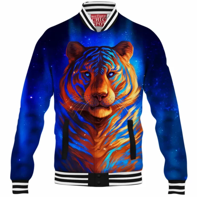 Galaxy Tiger Baseball Jacket